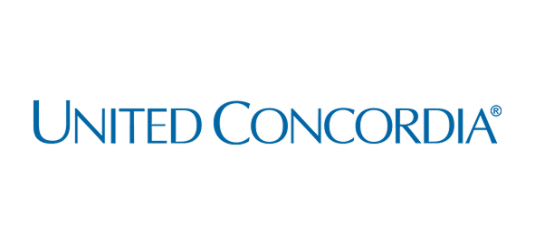 United Concordia logo in blue text on white background