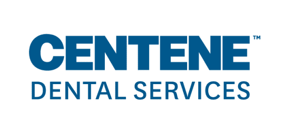 Centene Dental Services logo in blue text with trademark symbol